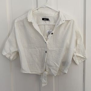 Urban Outfitters BDG Jena Tie Front Blouse